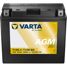 Varta Powersports AGM 510 901 016 MC batteri 12V 10Ah (+pol venstre)